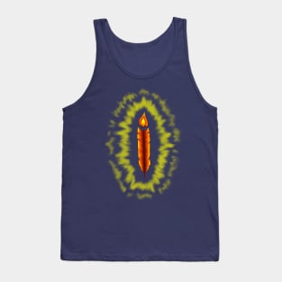 Glowing Firebird Feather Tank Top